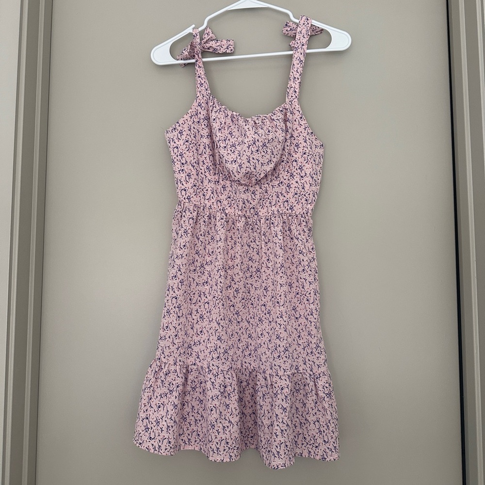 SHEIN Floral pink/purple dress